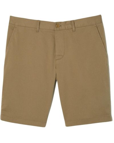 Lacoste Stretch cotton bermuda shorts - Neutro