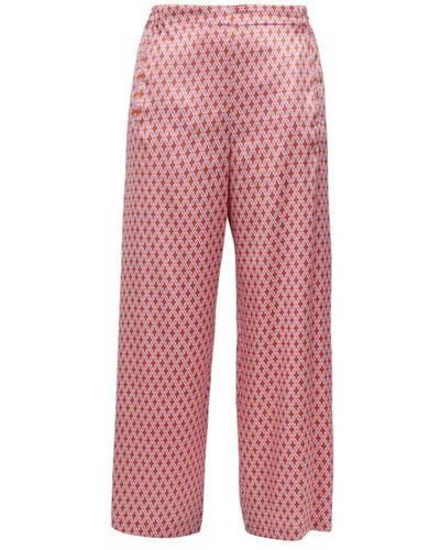 Niu Trousers > wide trousers - Rouge