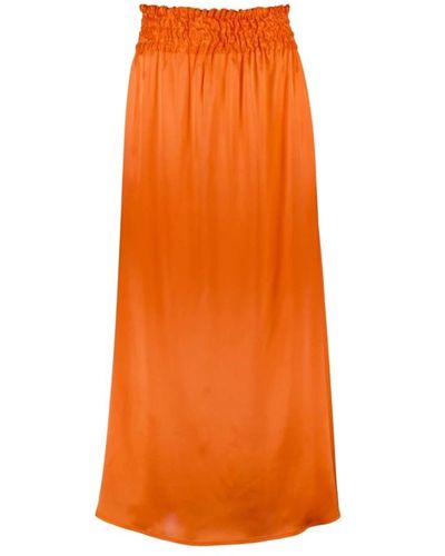 Femmes du Sud Skirts > maxi skirts - Orange