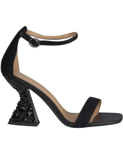 Alma En Pena. High Heel Sandals - Black