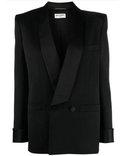 Saint Laurent Elegant smoking blazer - Negro