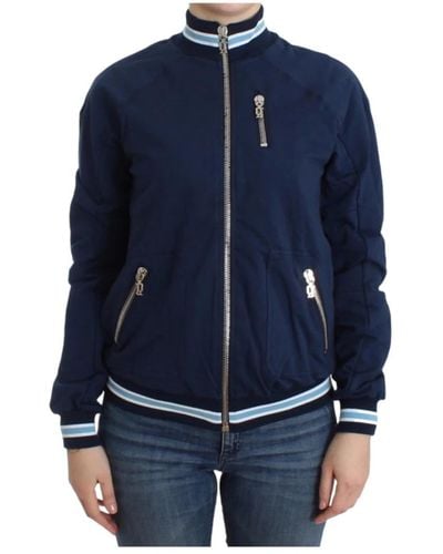 John Galliano Sweatshirts & hoodies > zip-throughs - Bleu