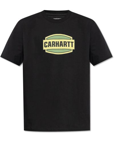 Carhartt Bedrucktes t-shirt - Schwarz
