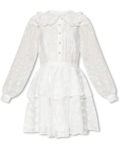 Custommade• Vestito juma con motivo floreale - Bianco