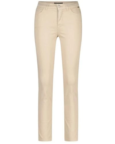 Marc Cain Slim-Fit Trousers - Natural