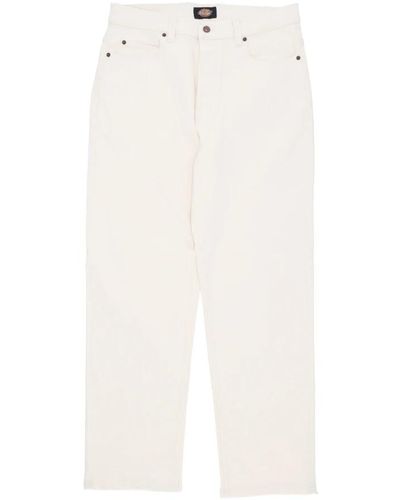 Dickies Ecru denim streetwear pant - Weiß
