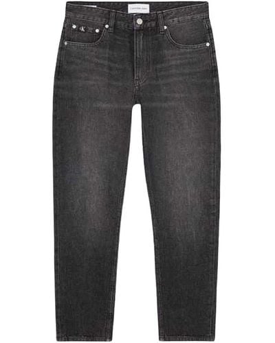 Calvin Klein Straight Jeans - Gray