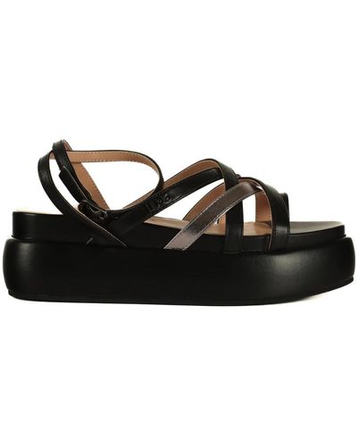 Liu Jo Shoes > sandals > flat sandals - Noir