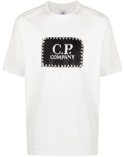 C.P. Company Logo t-shirt 103 - Weiß