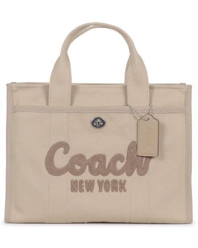 COACH Tote Bags - Natural