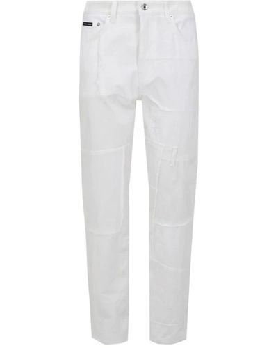 Dolce & Gabbana Jeans blancos ss 23 para mujer