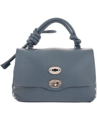 Zanellato Postina knot handbag s - Blu