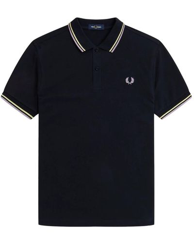 Fred Perry Polo Shirts - Black