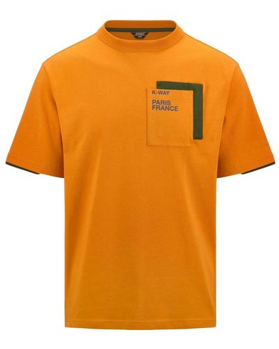 K-Way T-camicie - Arancione