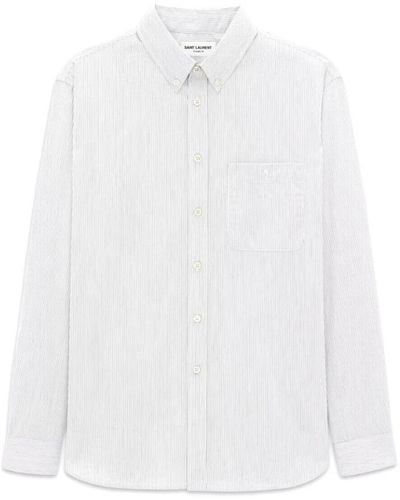 Saint Laurent Casual Shirts - White