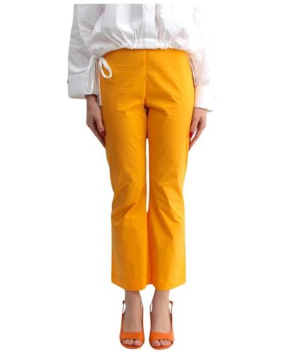 Liviana Conti Trousers > wide trousers - Jaune