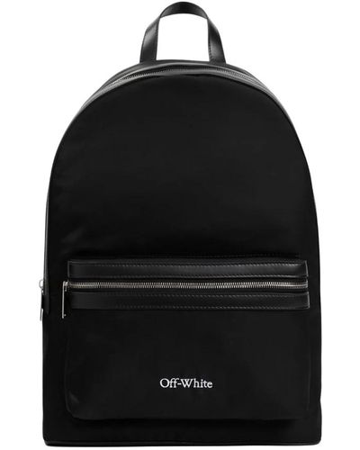 Off-White c/o Virgil Abloh Schwarzer nylon-rucksack bucket bag