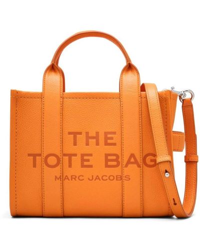 Marc Jacobs Stilvolle leder tote tasche - Orange