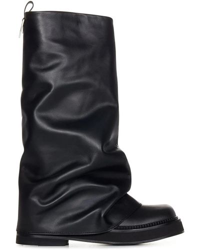 The Attico High Boots - Black