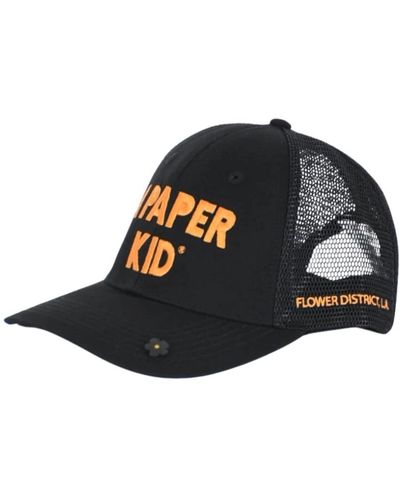 A PAPER KID Accessories > hats > caps - Noir