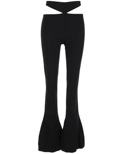 The Attico Pantalones largos remi elegantes y cómodos - Negro