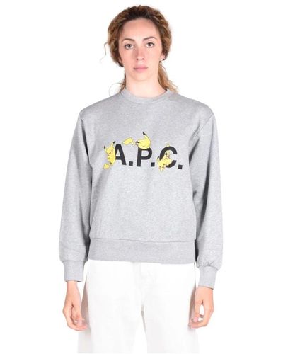 A.P.C. Sweatshirts - Gray