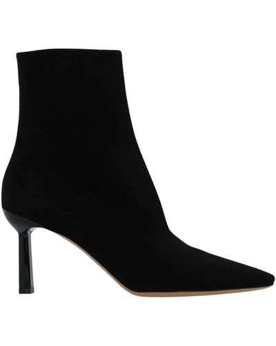Ferragamo 'janna' heeled ankle boots - Nero
