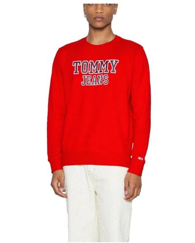 Tommy Hilfiger Round-Neck Knitwear - Red