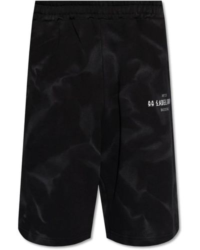 44 Label Group Casual Shorts - Black