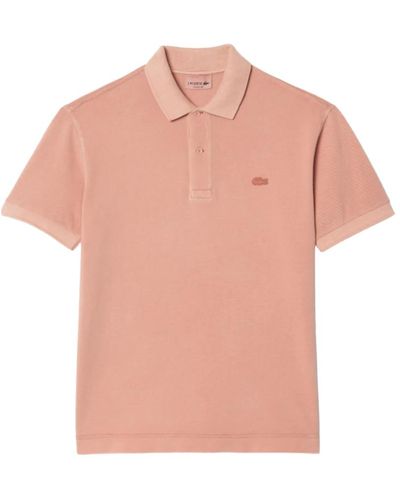 Lacoste Einzigartiges rosa polo shirt - Pink