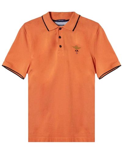 Aeronautica Militare Shirts - Orange