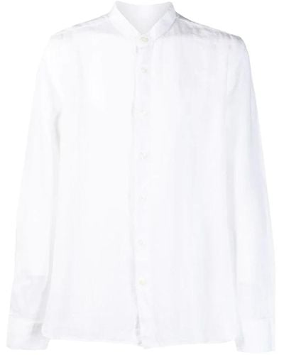 120% Lino Casual Shirts - White