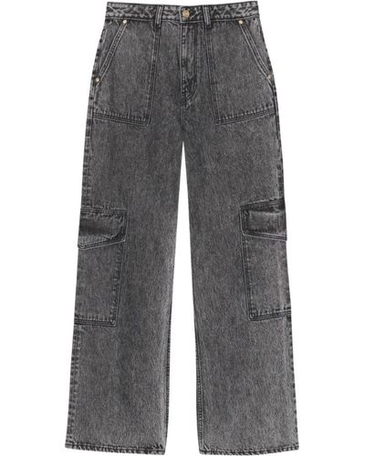 Ganni Wide jeans - Grau