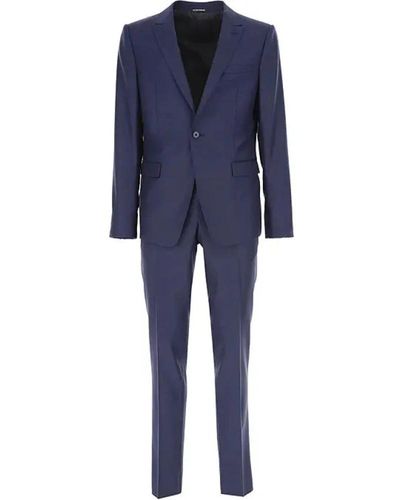 Emporio Armani Suits - Blau