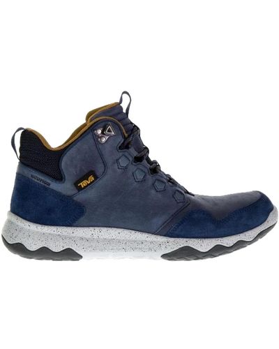 Teva Lace-Up Boots - Blue