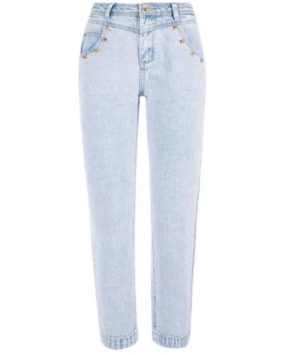 Yes-Zee Jeans > straight jeans - Bleu