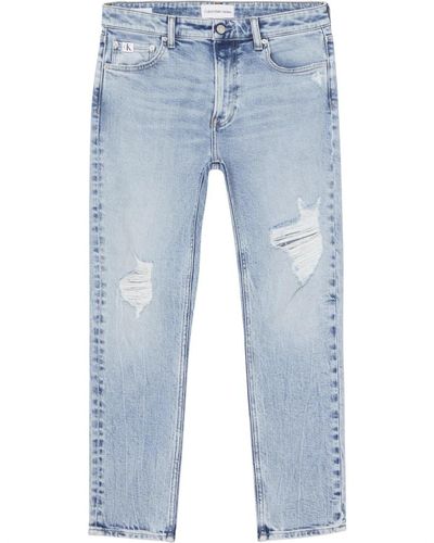 Calvin Klein Blaue distressed jeans