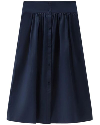 Woolrich Skirts > midi skirts - Bleu