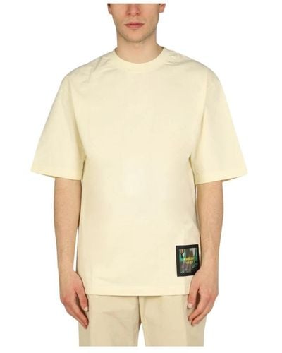 Ambush T-shirt with logo patch - Neutre