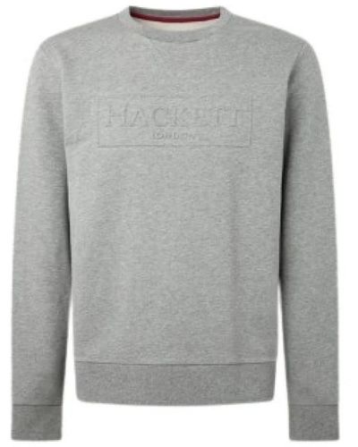 Hackett Baumwoll-sweatshirt - Grau