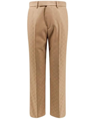 Gucci Suit Trousers - Natural