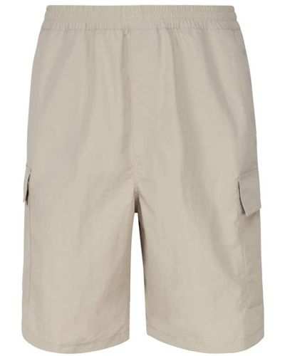 Carhartt Cargo shorts elastischer bund seitentaschen - Grau