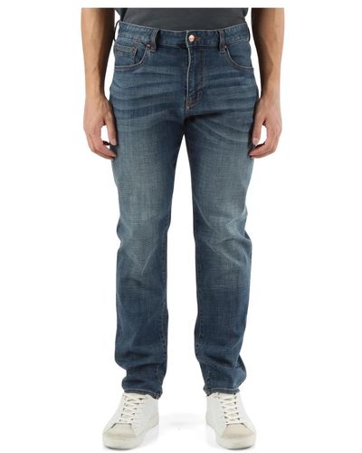 Armani Exchange Slim fit five-pocket jeans - Blau