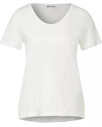 Street One T-Shirts - White