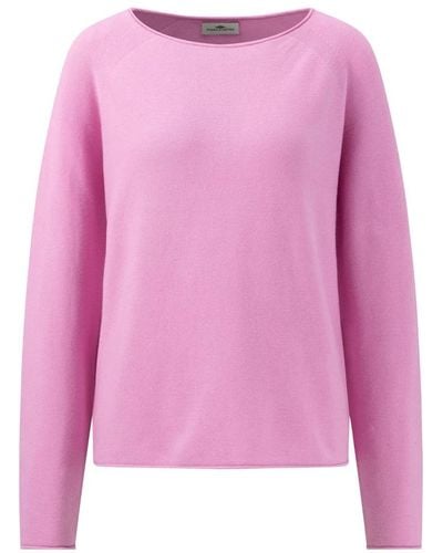 Fynch-Hatton Baumwoll o-neck pullover - Pink