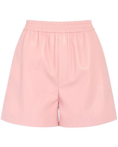 Nanushka Brenna vegan leder shorts - Pink