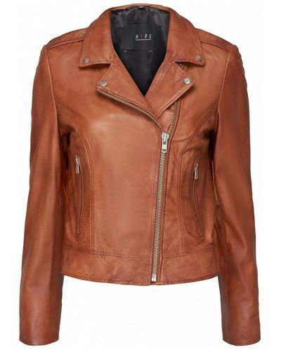 Notyz Biker jacket 10961 - Marrón