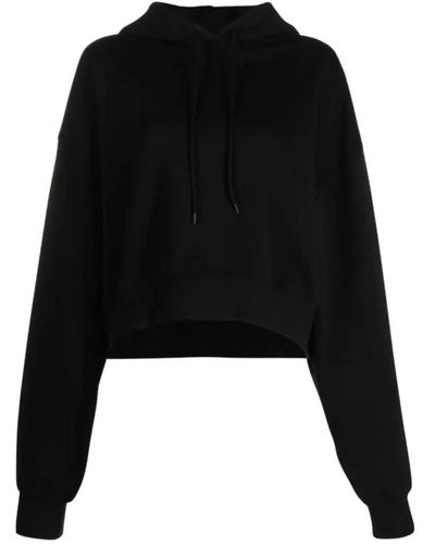 Wardrobe NYC Cropped hoodie, , hoodie - Schwarz