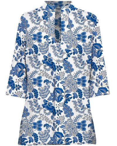 Mc2 Saint Barth Trendige hemden kollektion - Blau