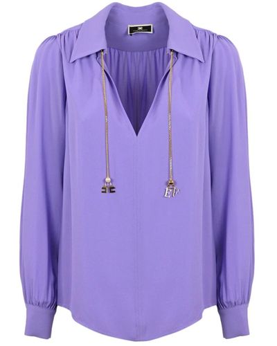 Elisabetta Franchi Blouses & shirts > blouses - Violet
